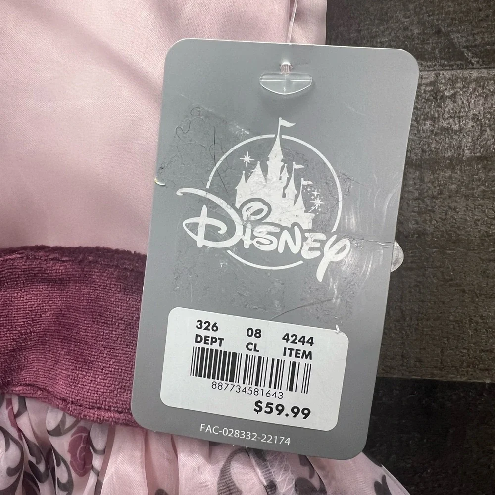 NWT Disney Store Adaptive Sleeping Beauty Aurora Princess Dress Disability